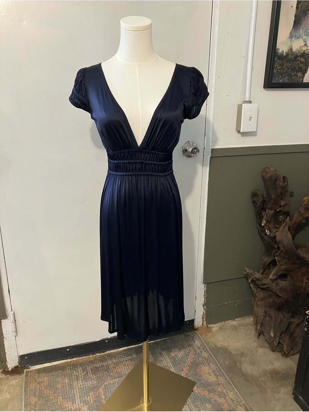 Susana Monaco Navy blue dress size 2